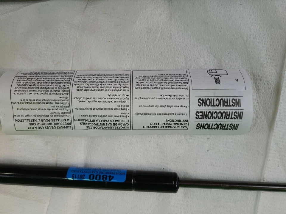 Suporte de elevação NAPA 819-5231 Ferrari tampa do porta-malas apenas - 1 apoio de suspensão  - Imagem 3 de 3