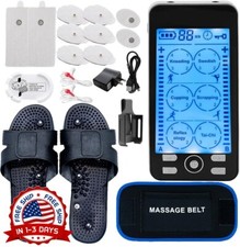 Masajeador Estimulador Muscular Recargable Con 24 Modos Y Unidad Tens NUEVO US