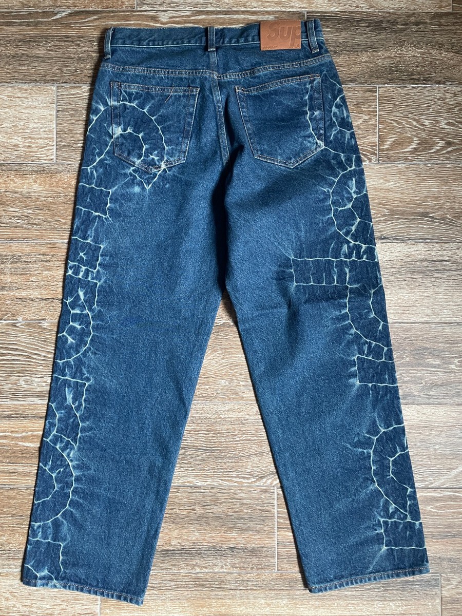 Supreme Shibori Jean Rigid Indigo Size 30 Denim NEW SS23 Supreme Shibori Jean Rigid Indigo Size 30 Denim NEW SS23