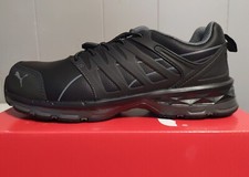 PUMA Safety Velocity 2.0 Black Low Top Steel Toe Top Lace Non-Slip Shoes - Men 9