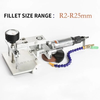 Pneumatic Glass Chamfering Machine R2-R50MM Small Angle Grinder Angle