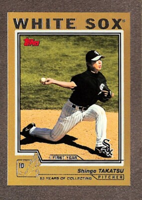 2004 Topps Traded and Rookies Gold #T160 Shingo Takatsu Rookie /2004
