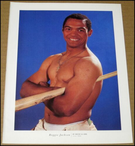 1997 Reggie Jackson pagina intera 1969 foto SI Oakland A's Athletics Baseball HOF - Foto 1 di 5