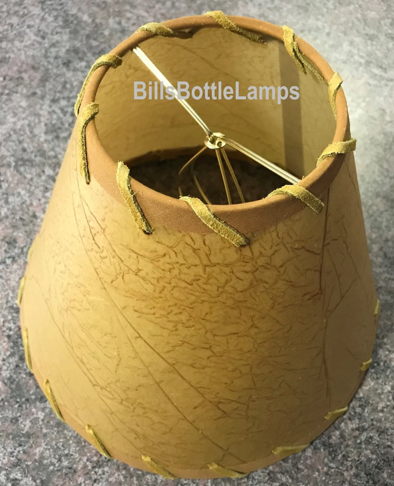 Lámpara de mesa con clip estilo bombilla cono 9" rústica de casa de campo CRAQUELADO Foto 3 de 4