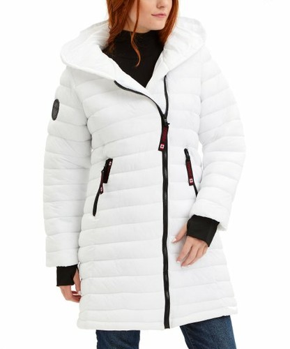 Canada Weather Gear White Long Puffer 