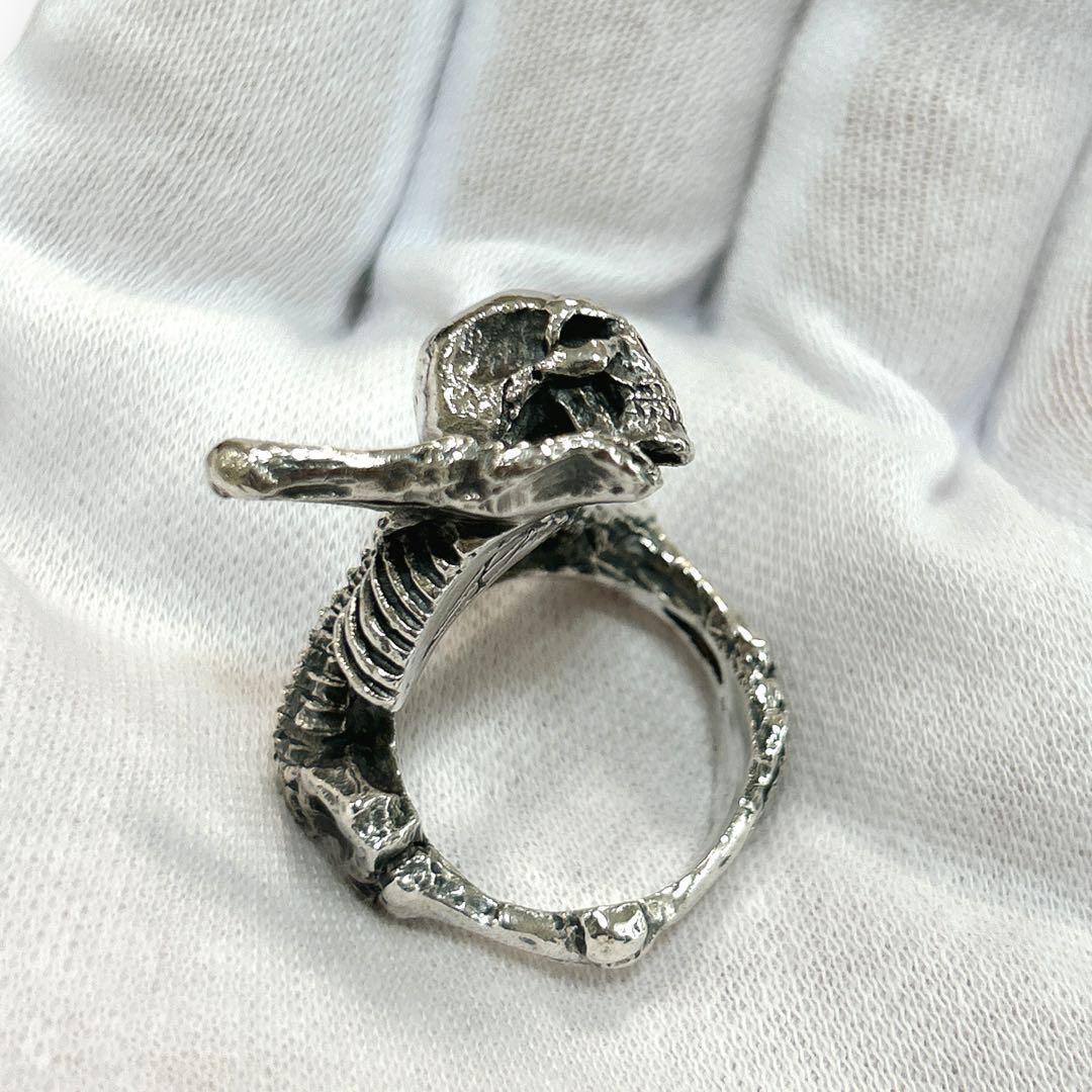 アクセサリー CRAZY PIG LEMOLA SKULL RING 925 Crazy Pig Skull Ring