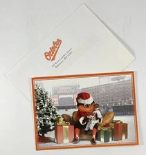 Vintage Baltimore Orioles MLB Baseball Front Office Only Christmas Card 90s