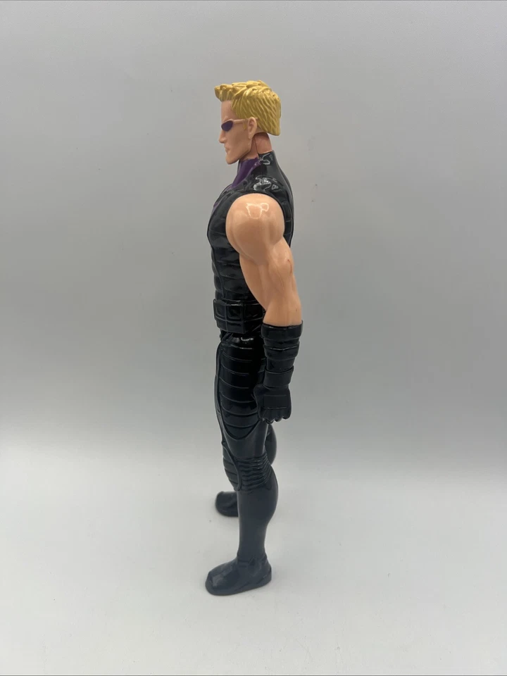 "Figura de acción Hawkeye 12"" Marvel Avengers Assemble Titan Hero Series 2014 Hasbro" Foto 3 de 4