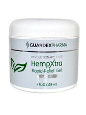 HEMPXTRA SUPER MAXIMUM RAPID PAIN REFLIEF 4 OZ GEL WITH DMSO