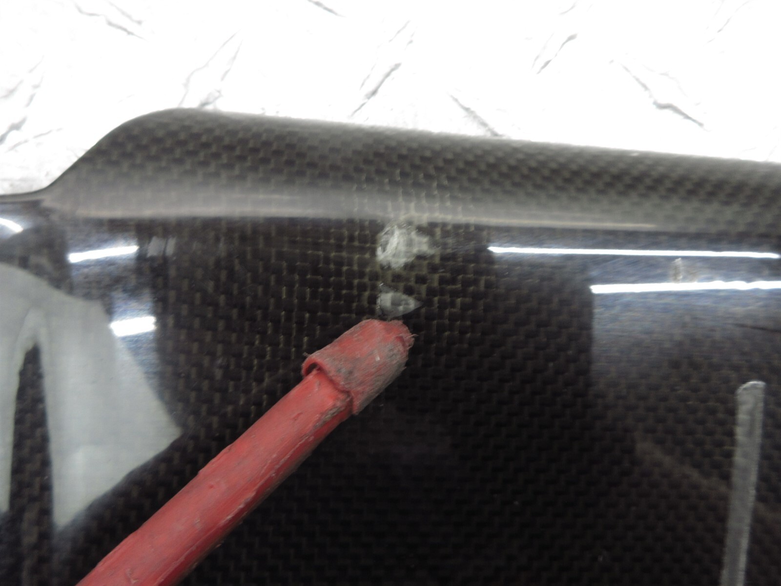 2008 Ferrari F430 Spider Carbon Front Spoiler Bumper Valance Lower Under Panel