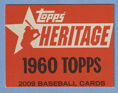 2009 Topps Heritage 1-425 complete your set. You pick base cards