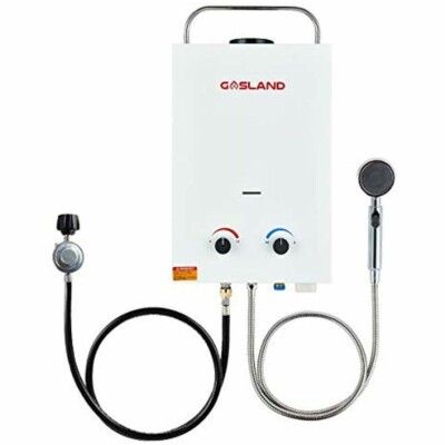 Tankless Water Heater, GASLAND Outdoors BE158 6L Portable Gas,  Propane