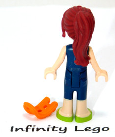 LEGO Mia Minifigure Friends Blue Wet Suit And Life Jacket  Surf Shop  (41315)