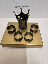 Celtic  Napkin Rings Set x 4 And I X Tealight Holder
