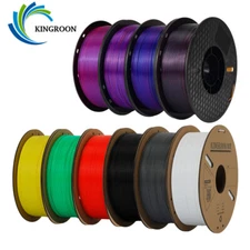 10KG 3D Printer Filament PLA & Tri-Color Shiny Silk Bundle 1.75 mm Random Color