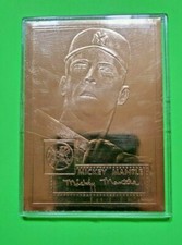 1996 Topps Mickey Mantle 22 KT Gold Card / 1952 MLB Baseball Rookie LOW SERIAL #