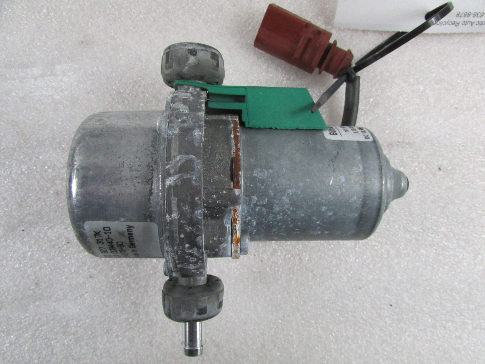 Lamborghini Huracan, Brake Air Pump, Used, P/N 8E0927317F