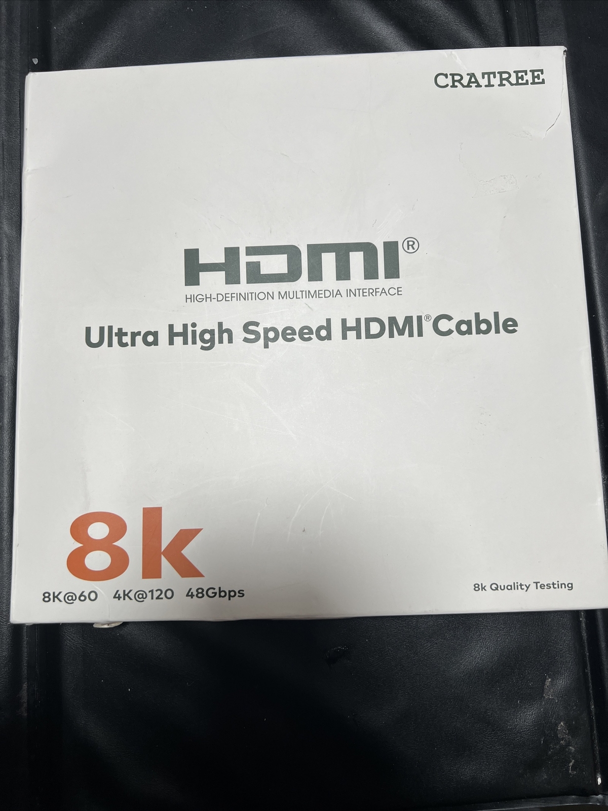 10ft HDMI Cable 8K UHD 2.1b with Ethernet HDR 48Gbps Support-image