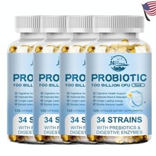 Probiotics 100 Billion CFU Potency Digestive Immune Health 120 Capsules DIGESTIV