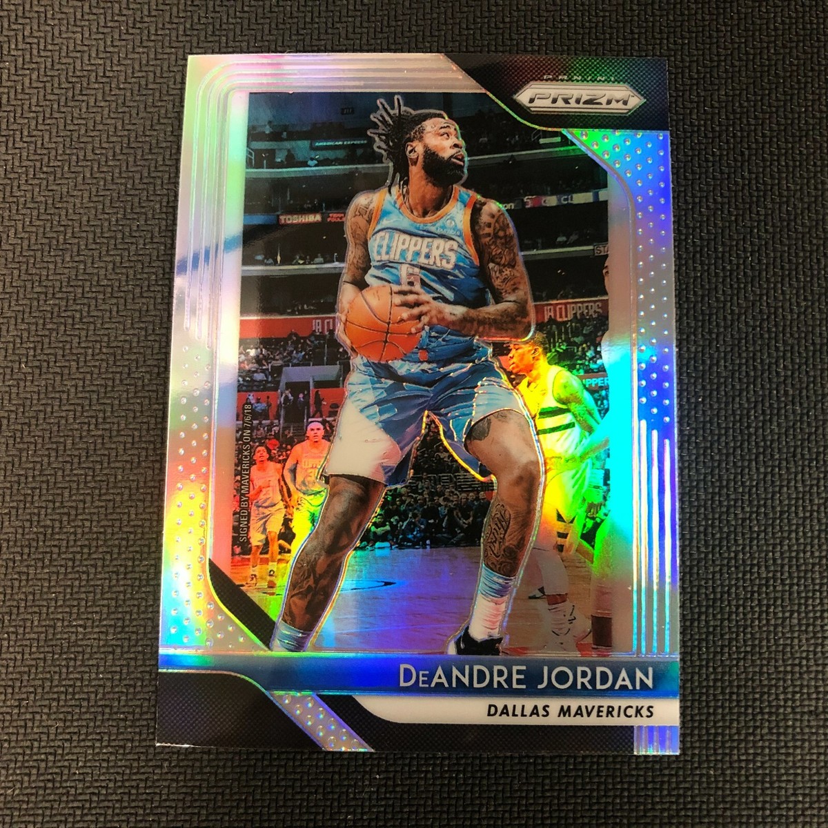 2018-19 Panini Prizm Deandre Jordan Silver Prizm #12 LA Clippers