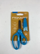 Fiskars Scissors 5in. Kids , Blunt Tip, Safety Edge Blades, Eraser Sheath