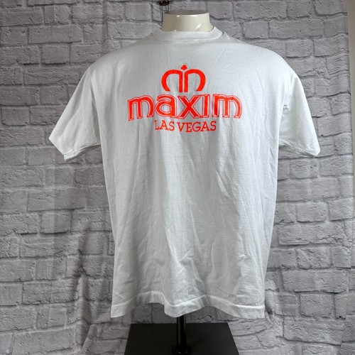 Las Vegas Maxim Mens T-Shirt 2XL Screen Stars Best Made USA 50/50 Single Stitch - 第 2/7 張圖片