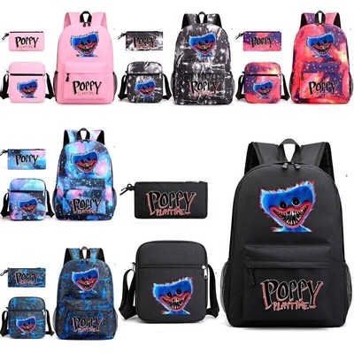 3 stk Poppy Playtime Huggy Wuggy Rucksack Rucksack Kinder Schule Taschen Bl K3T4