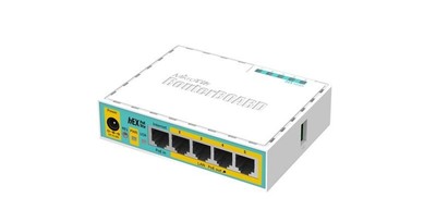 4752224000385 Mikrotik hEX PoE lite Kabelrouter Schnelles Ethernet Weiß MikroTik