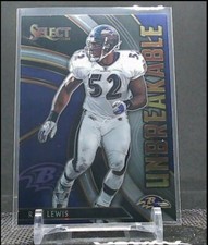 2020 Panini Select Football Ray Lewis Unbreakable Insert Ravens U14 