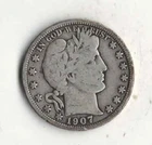 1907 D BARBER HALF DOLLAR
