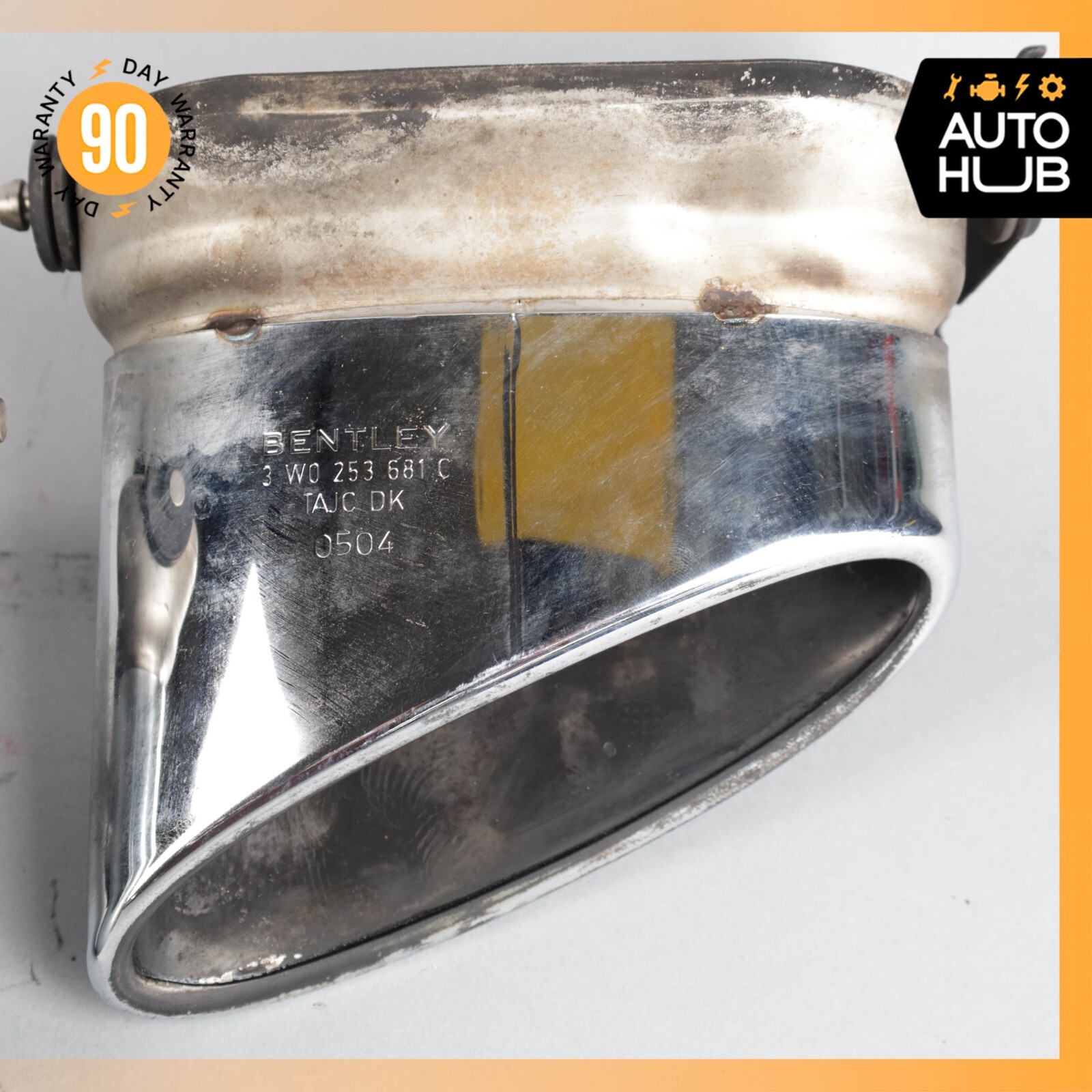 Bentley Continental GT GTC Exhaust Muffler Tips Left and Right Set OEM