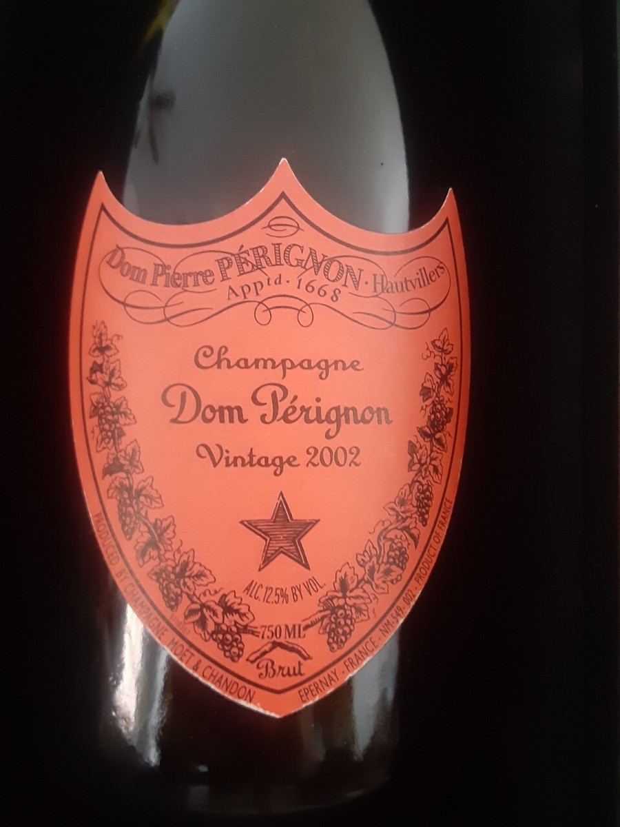 2002 Dom Perignon Andy Warhol Tribute Collection Empty Bottle and