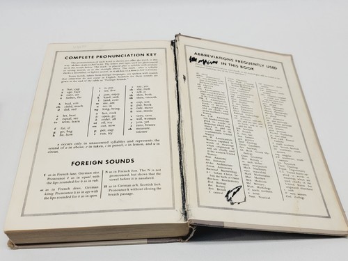 Vintage 1958 Thorndike Barnhart Comprehensive Desk Dictionary 2 Volume Set - Bild 19 von 21