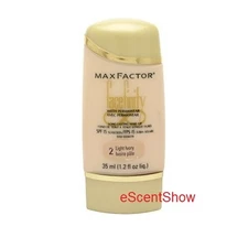 MAX FACTOR FACEFINITY LONG LASTING SPF 15 LIQUID FOUNDATION 1.2 OZ LIGHT IVORY 2