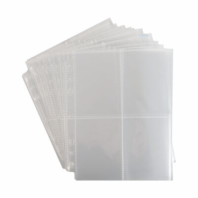 Arkero-G 4-Pocket Pages für Karten in Standardgröße - 50 Seiten