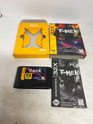 T-MEK (Sega Genesis 32X, 1995) CIB Complete in Box, Original Owner