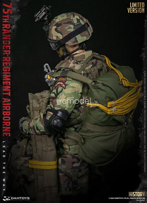 1/6 DAMTOYS 78094F US 75th RANGER REGIMENT AIRBORNE SAW GUNNER