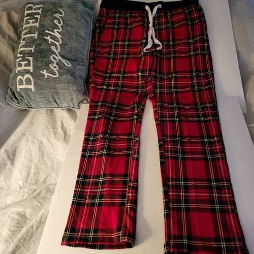 Forever 21 Red Plaid Sweatpants/ PJ 