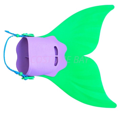 Kids Girls Mermaid Tail Swimming Costume Swimmable Monofin Swimwear Beachwear - Picture 113 of 113