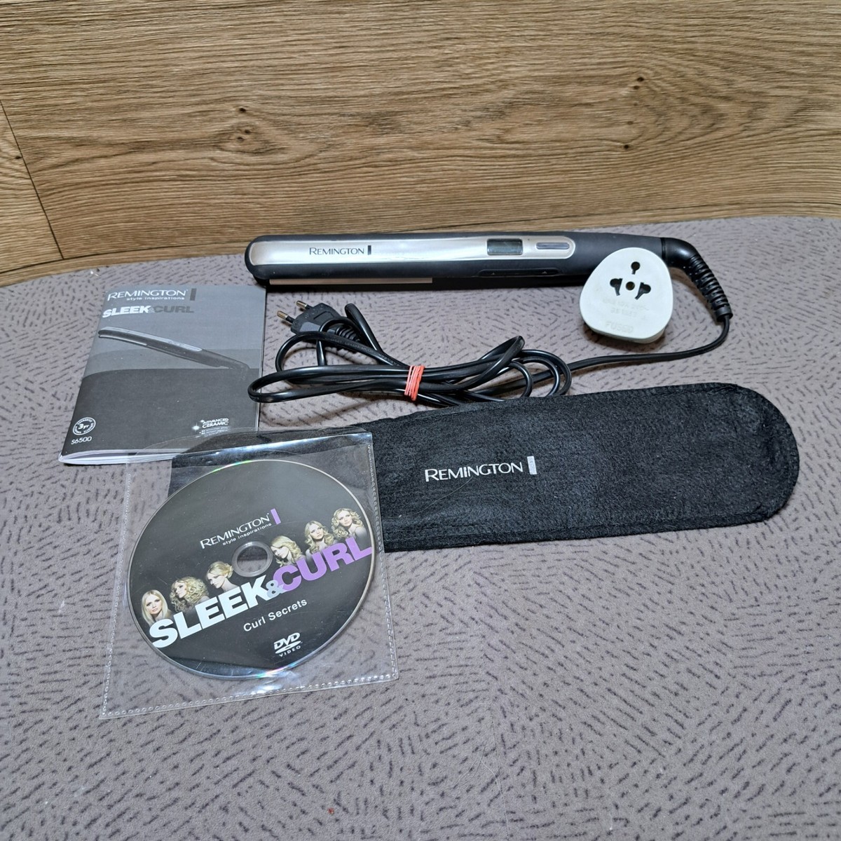 Remington S6500 Sleek Curl Hair Straightener for sale online