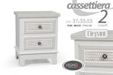 COMODINO 2 CASSETTI CAMERA LETTO INGRESSO SALOTTO UFFICIO ELEGANTE 53*37*33 cm