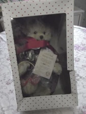 Rare, Herman Spielwaren Little Red Riding Hood mohair bear, Made in Germany,NRFB