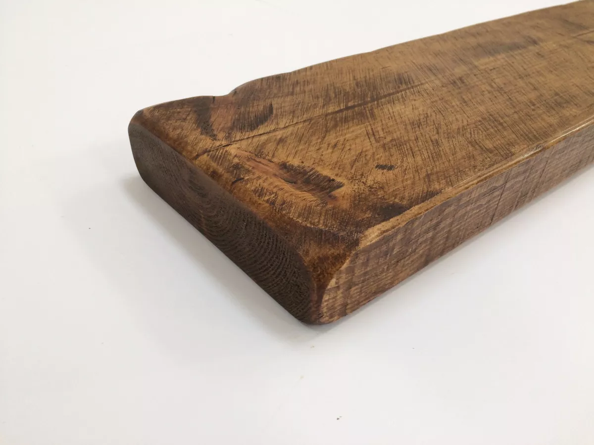 Dark wood shelves deals