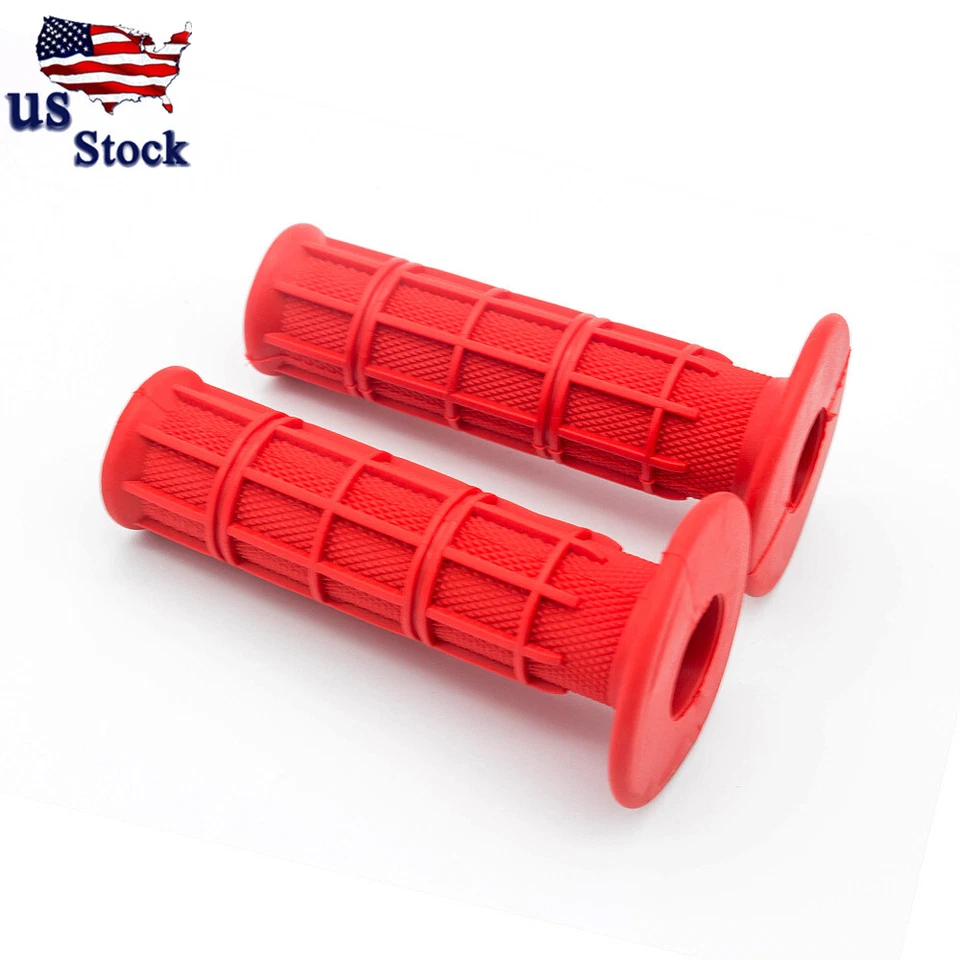 Empuñaduras de manillar para moto de cross Honda CR 125R/250R/85R CRF125F 250 CRF450R rojas Foto 2 de 4