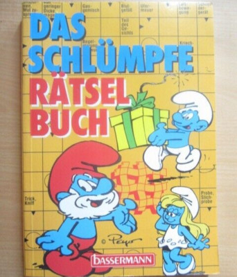 The Smurfs craft book 1997 Bassermann Verlag