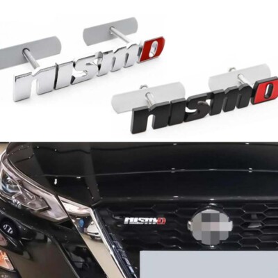 Für Nismo Car Front Grille Badges Auto Decals Emblem Aufkleber Decals Metal