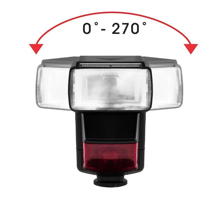 Bower Digital Autofocus Flash for Nikon i-TTL and Canon E-TTL DSLR Camera - Image 3 of 4