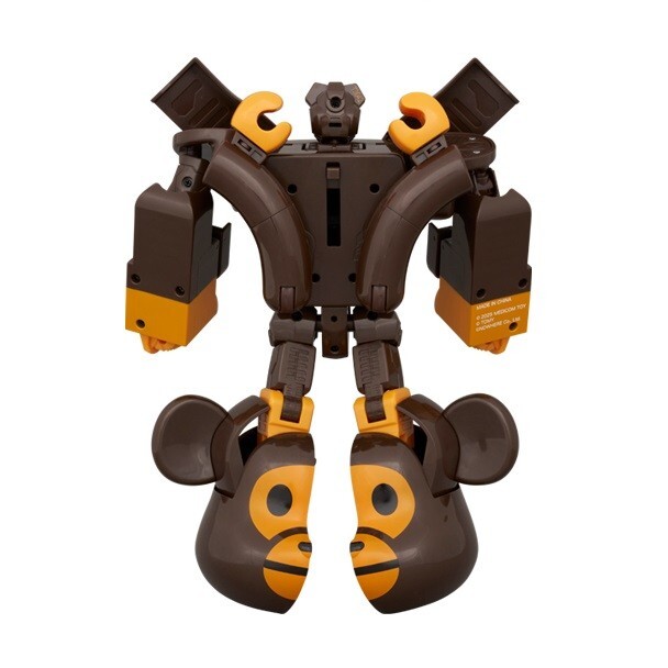 BE@RBRICK × TRANSFORMERS BABY MILO 400％ Daily Prime - Bearbrick Baby Milo & Camo Shark Optimus Prime