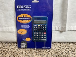 VTG La boîte Hewlett HP 6S Calculatrice scientifique Nouveau bleu métallisé scellé 1999