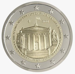GRECIA 2 EUROS 2026 CONM. ACADEMIA DE ATENAS -